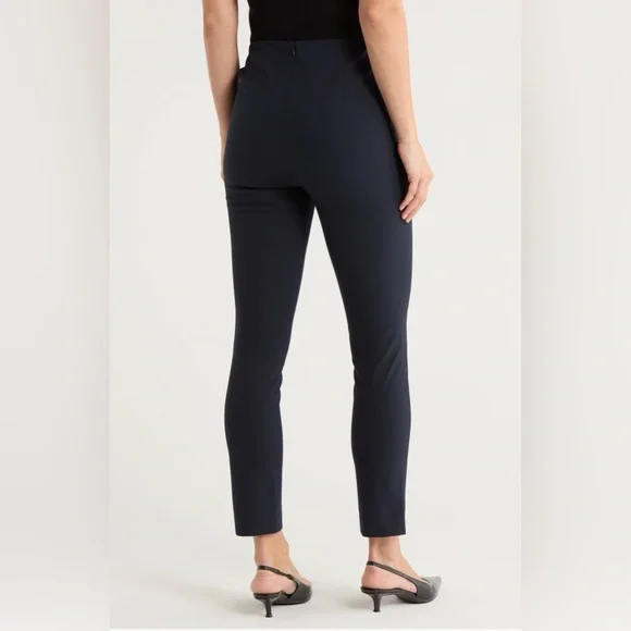 Rag & Bone Simone High Rise Skinny Pants Navy Minimalist Quiet Luxury Size 0 - Picture 2 of 9